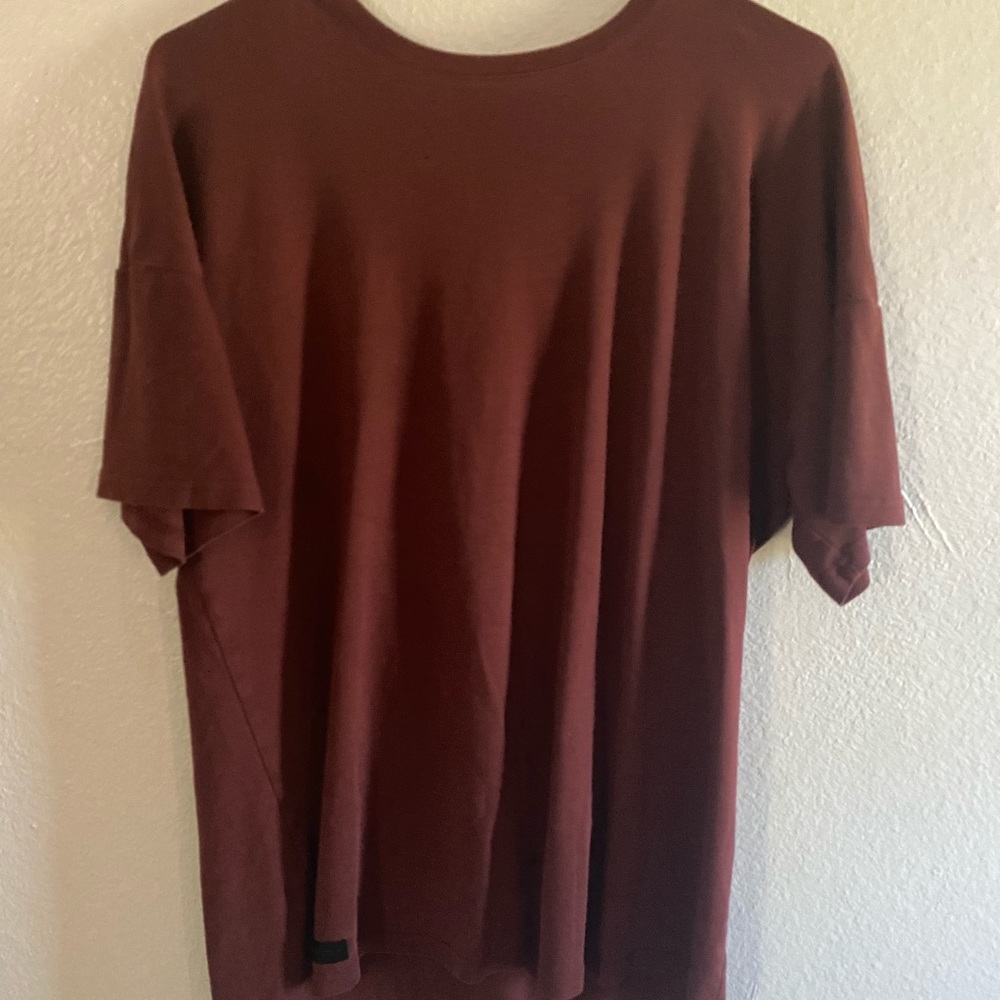 Alphalete lux drop shoulder tee